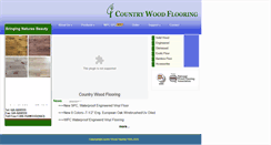 Desktop Screenshot of countrywoodfloor.net