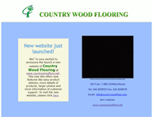 Tablet Screenshot of countrywoodfloor.com